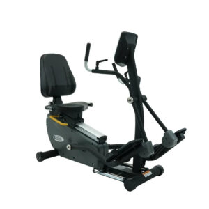 PhysioStep HXT Compact Recumbent Elliptical Cross Trainer with Fixed Seats.