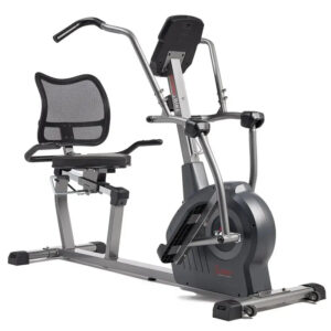 Sunny Health & Fitness Comfy Recumbent Cross Trainer Recumbent Elliptical Bikes.