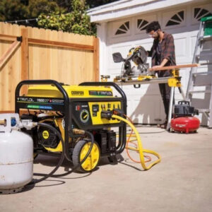 Champion 11,500/9,200-Watt Tri-Fuel Home Backup Portable Generator