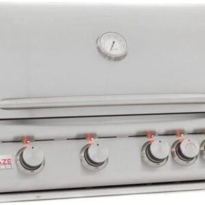 Blaze 32 Inch 4-Burner LTE Gas Grills with Rear Burner and Built-in Lighting System