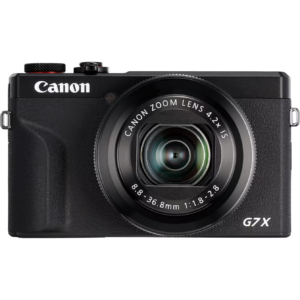 Canon PowerShot G7 X Mark III Black – 20.1MP, 4K Video, Vlogging Camera with Flip Screen