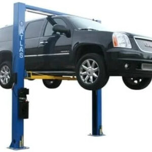 ATLAS Automotive Equipment 9OHSC-SS 2-Post Vehicle Overhead Lift, 11’9” Minimum Ceiling Height, 9,000lb Capacity, Clear Floor, 11’10” Height, 3-Stages Front and 2-Stage Rear Arms, for DIY/Hobbyists