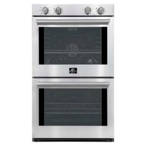 FORNO Vomero 30-Inch Built-In Double Electric Wall Oven, 10.0 cu. ft. Total Capacity, Stainless Steel (FBOEL1324-30)