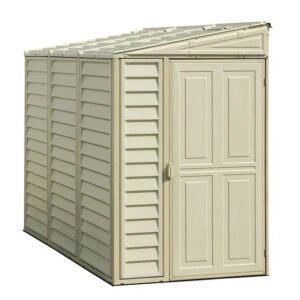 DuraMax Building Products 4-ft x 8-ft Sidemate Off-white Lean-to Vinyl Storage Sheds