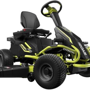 Ryobi 38 in Electric Rear-Engine Riding Lawn Mower