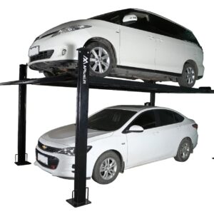 APlusLift HW-8S 8000LB 4-Posts Portable Storage Service Car Lift / 3 Year Warranty